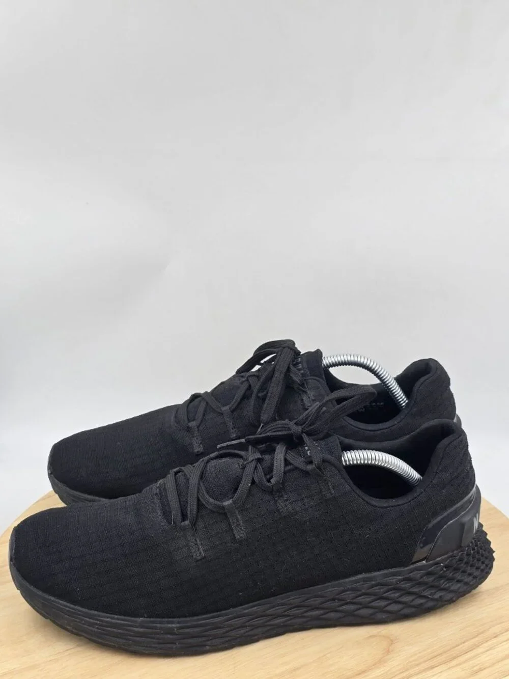 Nobull Allday Ripstop Runner Training  shoes black Mens sz 10.5 Womens sz 12